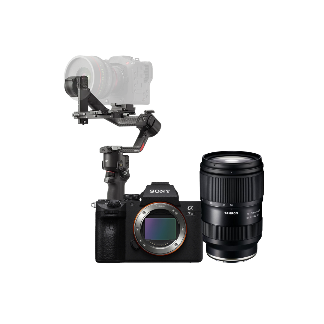Sony A7iii + Tamron 28-75mm f2.8 + DJI RS 4 Stabilizer